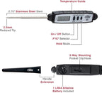 CDN Waterproof Digital Cooking Thermometer Instant Read 2.75" Stainless - Image 5