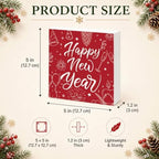 Happy New Year Wood Box Sign, Festive Party Decor for Tabletop Shelf - Image 3
