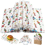 Marspark 100 Sheet Christmas Nutcracker Wax Paper for Food 11.4 x 11 Inch by Marspark