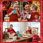 Yaomiao 24 Pcs Christmas Mugs Elegant 7 oz Holiday Party Cups Set - Image 5