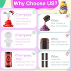 Food Coloring Liquid 25mlx10 Colors for Baking,Cherrysea Food Grade Cake Food Coloring Set for Halloween, Fondant, Cookies, Icing, Easter Egg Dessert Decorating Making DIY Supplies Kit - Image 3