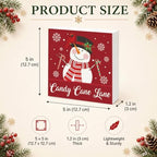 Candy Cane Lane Wood Box Sign, Festive Christmas Decor for Tabletop Shelf - Image 3