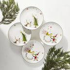 Lenox Merry Grinchmas Christmas Accent Plates, Appetizer Plate Set for 4 - Image 5