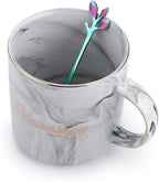 AnSaw Elegant Rainbow Leaf Coffee Spoons - Image 4