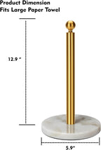 Gold Paper Towel Holder Countertop, - Image 5