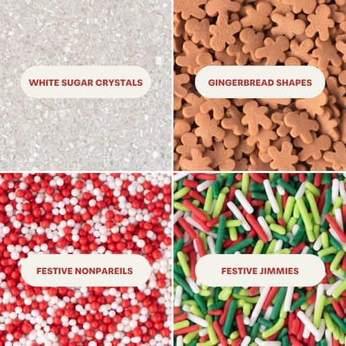 Sweets Indeed Gingerbread Sprinkle Mix, 4 Pack, 10.90 oz - Image 2