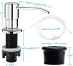 Soap Dispenser for Kitchen Sink, in Sink Soap Dispenser Pump, Say Goodbye to - Image 7