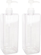 Pump Bottle, Refillable Plastic Empty Lotion Soap Dispenser Liquid Container by JiatuA