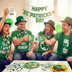 St Patrick's Day Irish Coffee Mugs Set of 6,10 oz Ceramic St. Paddy's Day Mugs with Heart Shaped Handle, Green Shamrock Clover Coffee Mug, Irish Glasses Lucky Gifts for Home Party Decor 2026 - Image 3