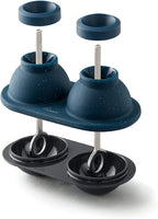 Houdini Swizzle Sphere Ice Mold, 2 Piece Tray - Image 2