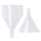 6 Pack Plastic Funnels, 4.6 Inch Multi-Purpose Clear Plastic Funnels by SBYURE