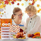 DIYDEC 36PCS Thanksgiving Food Containers Fall Foil storage Tin with Lids - Image 5