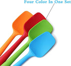 4 Piece Silicone Spatulas Heat Resistant 11inch Large Rubber Spatulas - Image 4