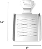 Compact Stainless Steel Grater, Mirror-Polished Grinder - Image 3