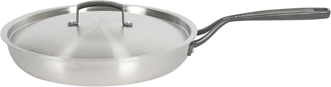 Babish 12-Inch Tri-Ply Stainless Steel Frying Pan by Babish