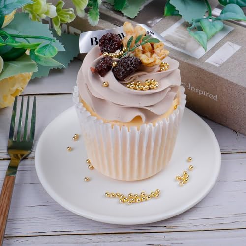 Gold Nonpareils Sprinkles - 4.6oz Edible 2mm Pearl Sprinkles - Image 4
