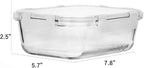 Glass Meal Prep Containers, MCIRCO Glass Food Storage Containers, Airtight - Image 2