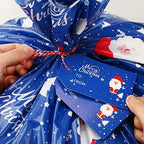 CCINEE Giant Christmas Gift Bags, Christmas Santa Claus Sacks for Oversized Gift Bag Jumbo Gift Bag(36"x44") with Tag Card and Tie String - Image 4