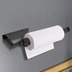 VAEHOLD Self Adhesive Paper Towel Holder Under Cabinet Mount, Wall Mounted - Image 7