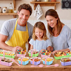 LemonRoad Mini Loaf Pan with Lids and Spoons, Macaron Colors, 240 Sets - Image 7