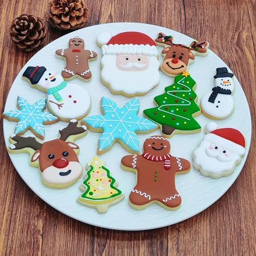 MrCookie 4" Large Christmas Cookie Cutters Set,Thickened Stainless Steel - Image 4