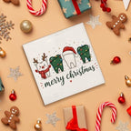 Dental Christmas Decor, Cute Christmas Teeth Wooden Sign Decorations - Image 4
