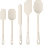 ChefAide 5 Pieces Silicone Spatula Set, Food Grade Rubber Spatula, Upgrade by ChefAide