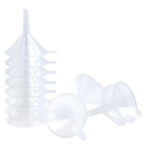 Small Funnel, 2.16inch Clear Plastic Mini Funnels by Auerllcy