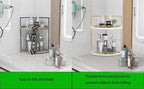 Dorhors 2-Tier Bathroom Counter Organizer, Vanity Counter Corner Shelf - Image 5