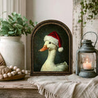 Christmas Duck Arched Table Sign, Vintage Farmhouse Shelf Decor - Image 6