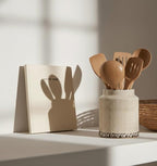 JIEMEI HOME Kitchen Utensil Holder, 6.77" Ceramic Farmhouse Stable Utensil Crock - Image 8