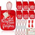 LemonRoad 12 Sets Christmas Whisk Baking Gift Set, Classic, Red by Unknown