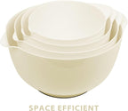 BoxedHome 4 Quart Large Plastic Mixing Bowls, Microwave Safe Mixing Bowl Set - Image 8