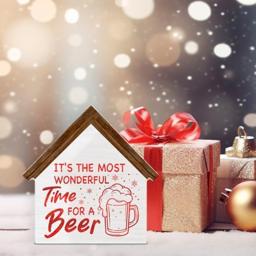 Christmas Bar Sign Decor, It's the Most Wonderful Time for a Beer - Image 6