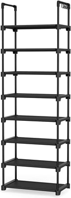 LANTEFUL Tall Shoe Rack 8 Tiers, 16-20 Pairs Shoe and Boots Organizer Storage - Image 8