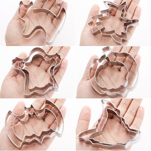 MrCookie Large Halloween Cookie Cutters,12pc/Set Thickened Stainless Steel. - Image 5