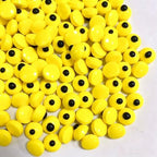 Sentovac Yellow Candy Eyeballs Eyes Edible Sugar Sprinkles Cookie Cake Cupcake Toppers Decorations Small Candy Eyes for Christmas Halloween Cake Decorations Supplies - Image 3