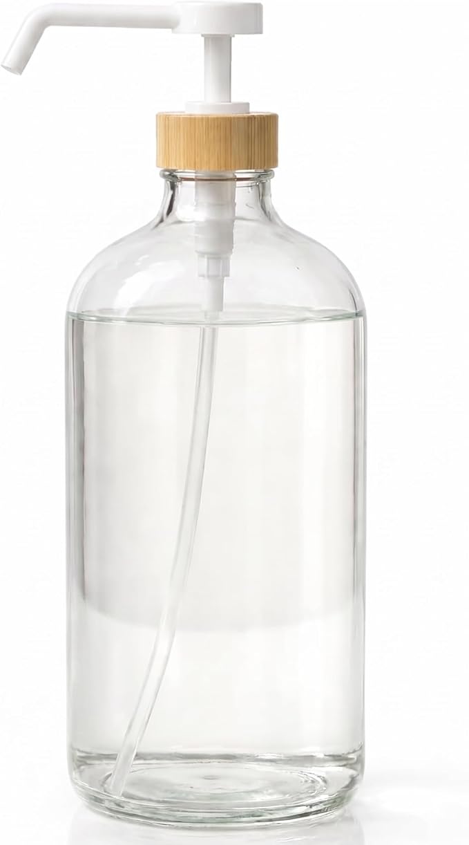 SAVVY & SORTED Glass Dish Soap Dispenser by SAVVYSORTED%C2%AE