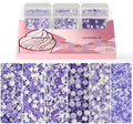 Purple Sprinkles, Purple Pearl and Star Sprinkles for Cakes, Cupcakes, 180g by Unknown