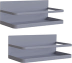Magnetic Spice Rack Organizer Single Tier Refrigerator Spice Storage Shelf by Hoopoton