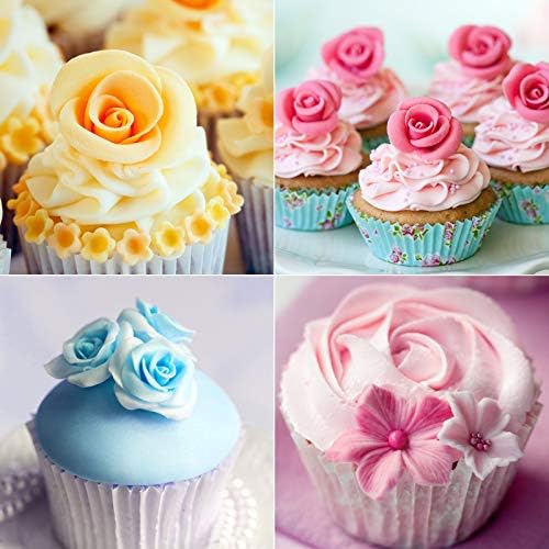 Russian Piping Tips Set, 47 Pcs Flower Cake Decorating Kit with Icing Bags - Image 6
