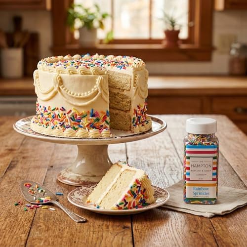 Rainbow Sprinkles Jimmies 3.17 oz, Sprinkles For Cake Decorating - Image 3