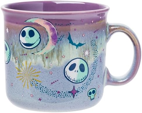 Silver Buffalo Disney Nightmare Before Christmas, Ceramic Camper Mug, 20oz by SilverBuffalo