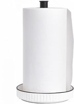 VROOMIUM Black Paper Towel Holder Countertop, Ceramic Base Easy-to-Clean - Image 4
