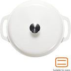 Amazon Basics Enameled Cast Iron Dutch Oven Pot - Image 2