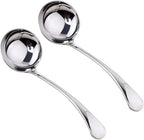 Small Ladle, Gravy Ladle, 7.9 Inch Sauce Ladles, 18/10 Stainless Steel Small by ZDFQly