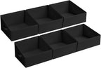 DIMJ Trapezoid Storage Bins for closet shelves, Closet Organzier Bins by DiMJ