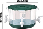 Beverage Dispenser for Fridge, 5.5 L/1.5 Gallon Rotating Plastic Drink Dispenser - Image 6