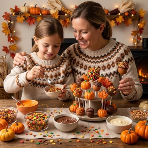 Manvscakes Autumn Themed Sprinkle Blend with Colored Sugar Leaf Shapes - Image 4
