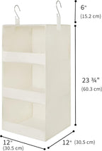 GRANNY SAYS 3-Shelf Hanging Organizer, Foldable Hanging Closet Storage - Image 3